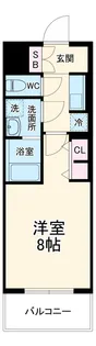 S-RESIDENCE四日市市堀木amante【10階】の間取り
