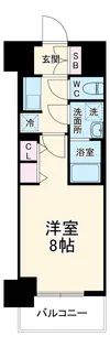 S-RESIDENCE四日市市堀木amante【12階】の間取り