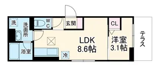 D PAINA 登戸新町【1階】の間取り