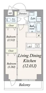 GRAN PASEO 谷在家【4階】の間取り