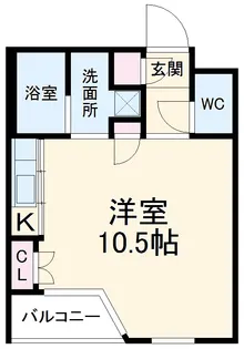 SPACE CUBE HONJIN【4階】の間取り