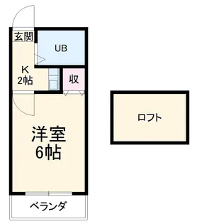 レオパレス21高杉【1階】の間取り