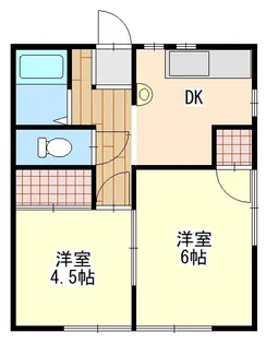 マルイチアパート【2階】の間取り