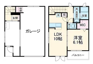 BEAST【01号室】の間取り