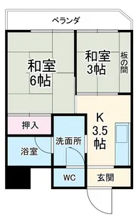 橋本マンション【3階】の間取り