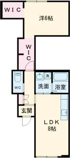 Maison Sankei Terrace【1階】の間取り