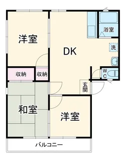 パナハイツ中島【2階】の間取り