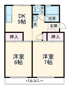ハイツヒノモトB【306号室】の間取り