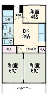 コンフォートすみよし台【3階】の間取り
