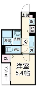 カインドネス小田急相模原V【3階】の間取り