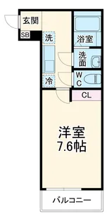カインドネス小田急相模原V【3階】の間取り