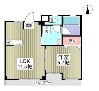 リバービレッヂM【3階】の間取り