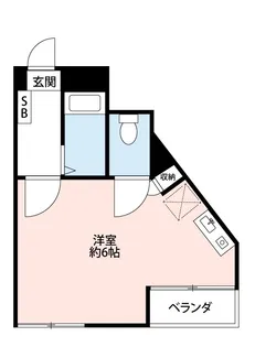 レイクトップ鶴川【1階】の間取り