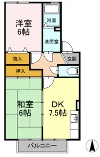 エスポワールマキ【2階】の間取り