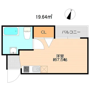 アメニティ千葉中央Ⅰ【3階】の間取り