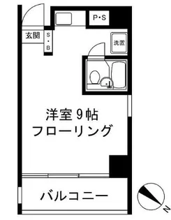 クレセント南町【5階】の間取り