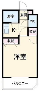 コーポミウラII【1階】の間取り