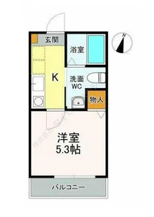 ルミナスポート【304号室】の間取り