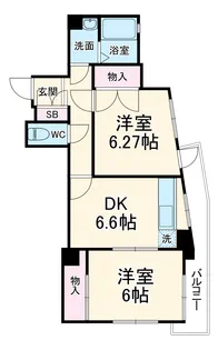 ハイリッジタワーズⅠ【4階】の間取り