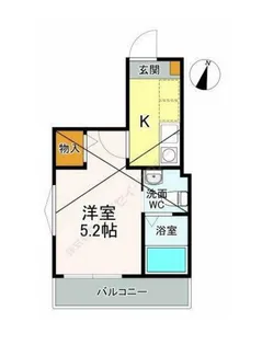 ルミナスポート【301号室】の間取り