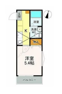 ルミナスポート【306号室】の間取り