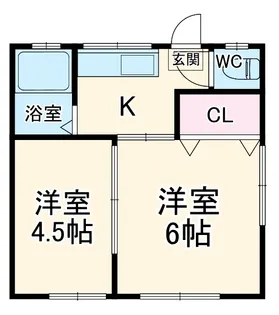 伊東アパート【202号室】の間取り