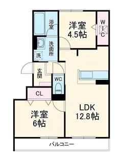 D-residence荘園A【1階】の間取り