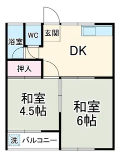 コーポ山根【8号室】の間取り