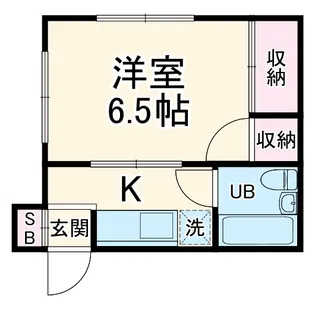 メゾン中村【1-B号室】の間取り