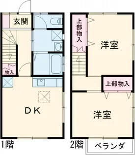 HITコート E棟【1階】の間取り