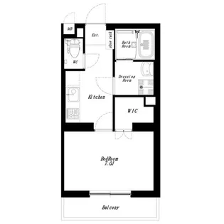 フラット麻布Ⅲ【3階】の間取り
