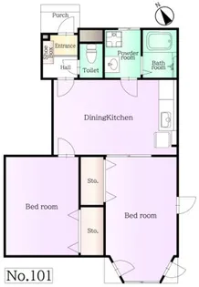 シャンテルⅢ【1階】の間取り
