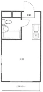 レジダンス・イン・三軒茶屋【2階】の間取り