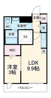エクセル北大宮【3階】の間取り