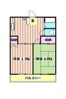 トレボーンミモミⅡ【1階】の間取り