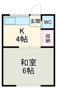 光栄荘【13号室】の間取り