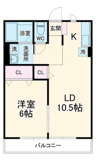 フォルトゥーナ【1階】の間取り