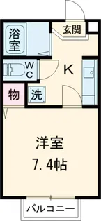 カーサ・ソネスタ【103号室】の間取り