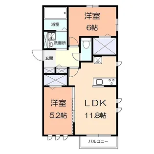 ベルモード【0101号室】の間取り