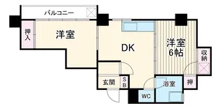 三和パレス【3階】の間取り
