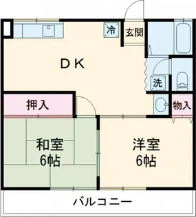 シティハイム藤【201号室】の間取り