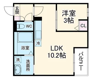 JACK heiwaⅠ【1階】の間取り