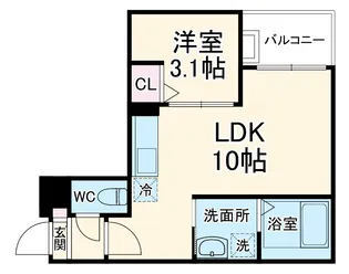 Jack heiwaⅠ【1階】の間取り