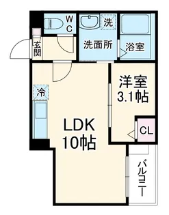 JACK heiwaⅠ【302号室】の間取り