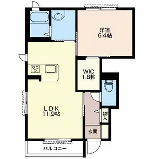 ベリーTB【1階】の間取り