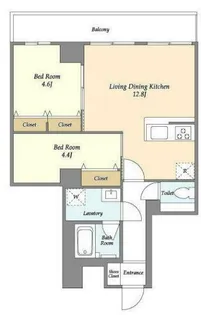 グランカーサ西葛西【3階】の間取り