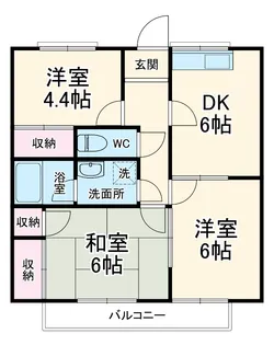 第3ハッピーエイト【2階】の間取り
