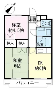 山之井プラザ【1階】の間取り