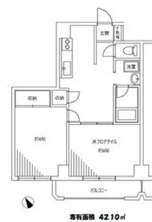パレスクラシーゼ【3階】の間取り