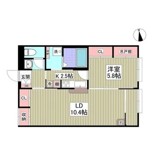 ベガⅠ【2階】の間取り